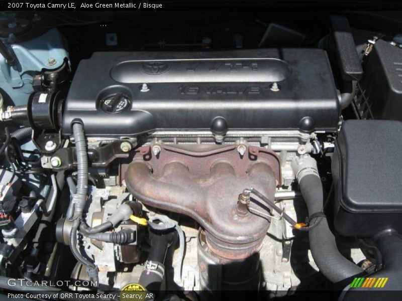 Aloe Green Metallic / Bisque 2007 Toyota Camry LE