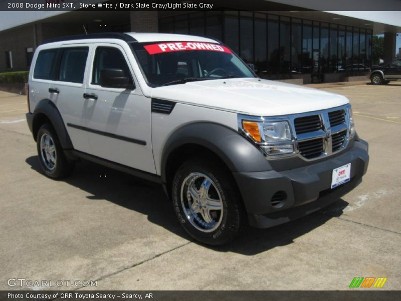 Stone White / Dark Slate Gray/Light Slate Gray 2008 Dodge Nitro SXT