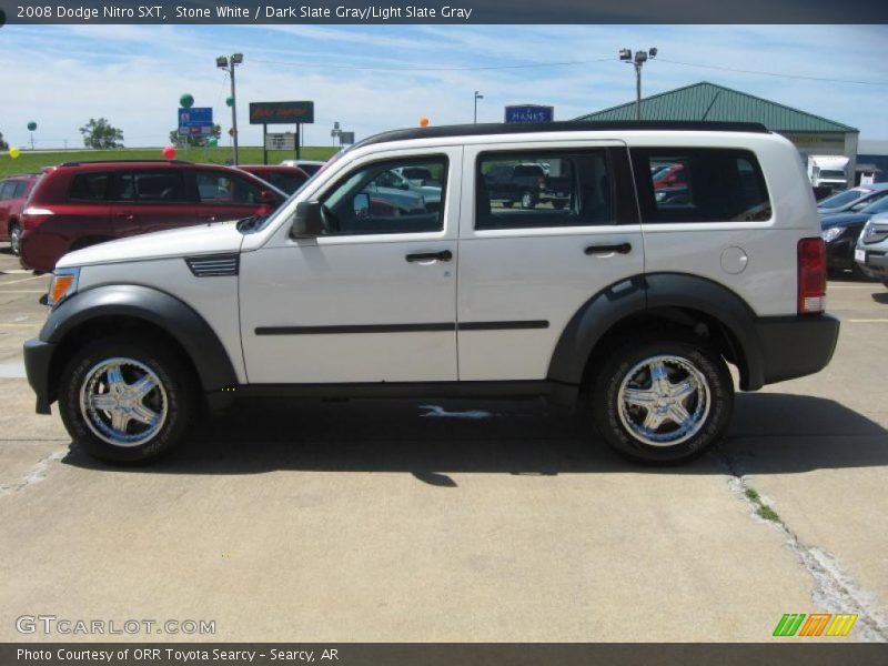 Stone White / Dark Slate Gray/Light Slate Gray 2008 Dodge Nitro SXT