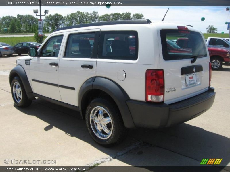 Stone White / Dark Slate Gray/Light Slate Gray 2008 Dodge Nitro SXT