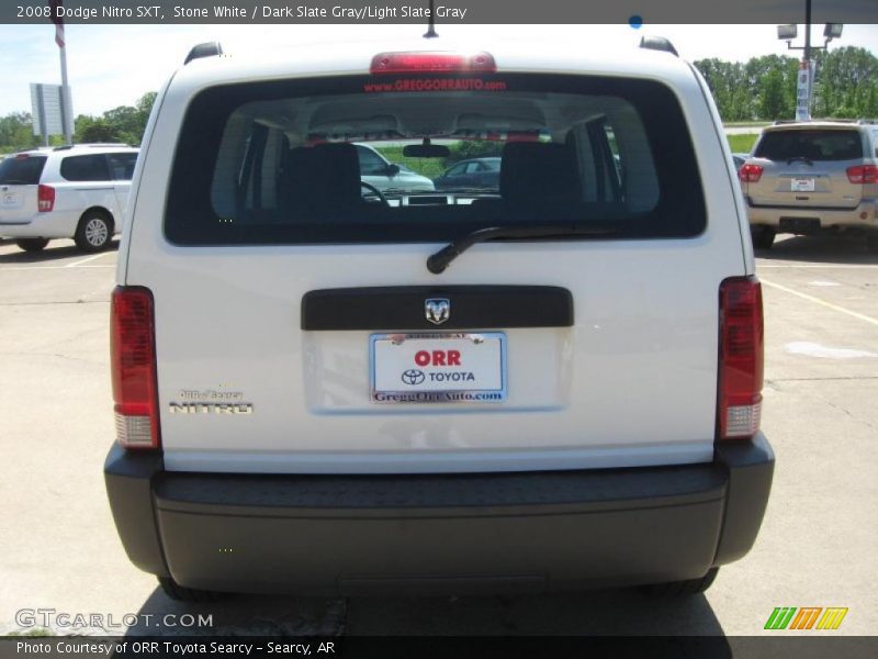 Stone White / Dark Slate Gray/Light Slate Gray 2008 Dodge Nitro SXT