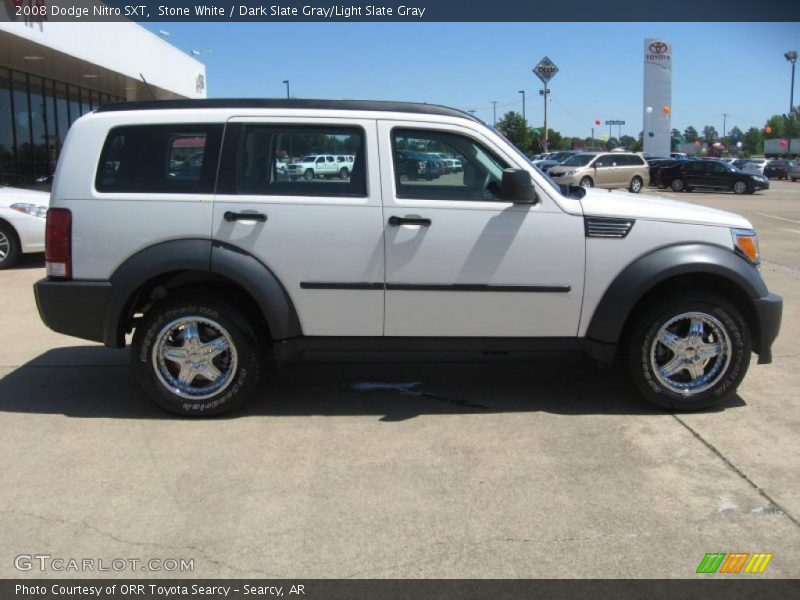 Stone White / Dark Slate Gray/Light Slate Gray 2008 Dodge Nitro SXT
