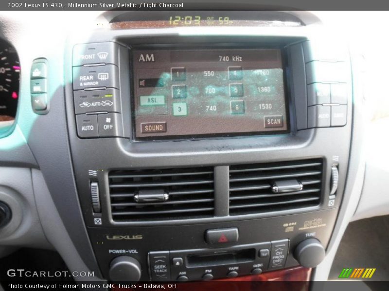 Millennium Silver Metallic / Light Charcoal 2002 Lexus LS 430