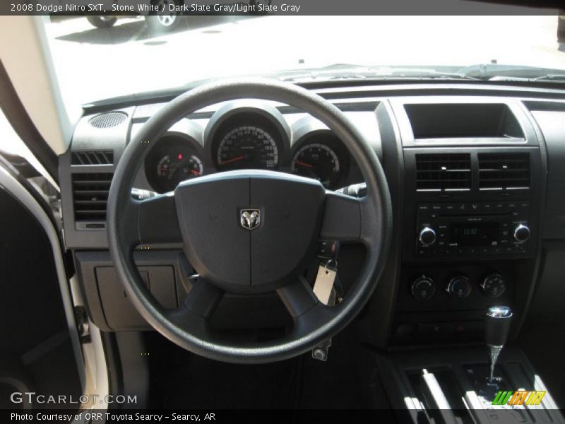 Stone White / Dark Slate Gray/Light Slate Gray 2008 Dodge Nitro SXT