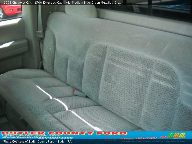 Medium Blue-Green Metallic / Gray 1998 Chevrolet C/K K1500 Extended Cab 4x4