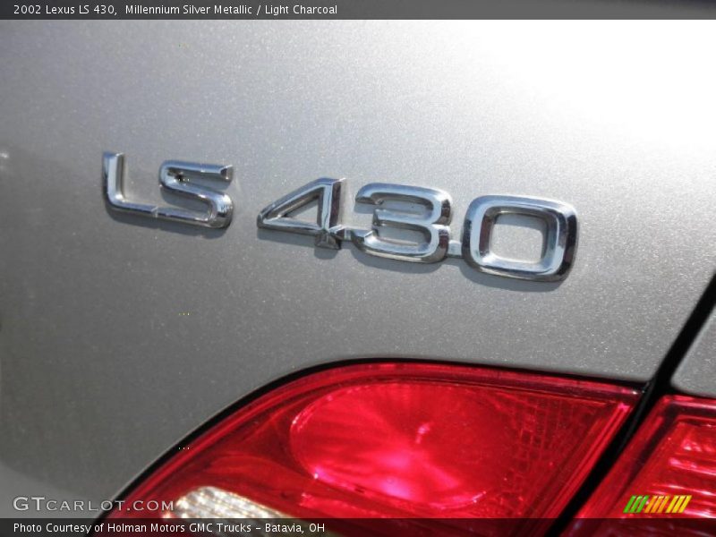Millennium Silver Metallic / Light Charcoal 2002 Lexus LS 430