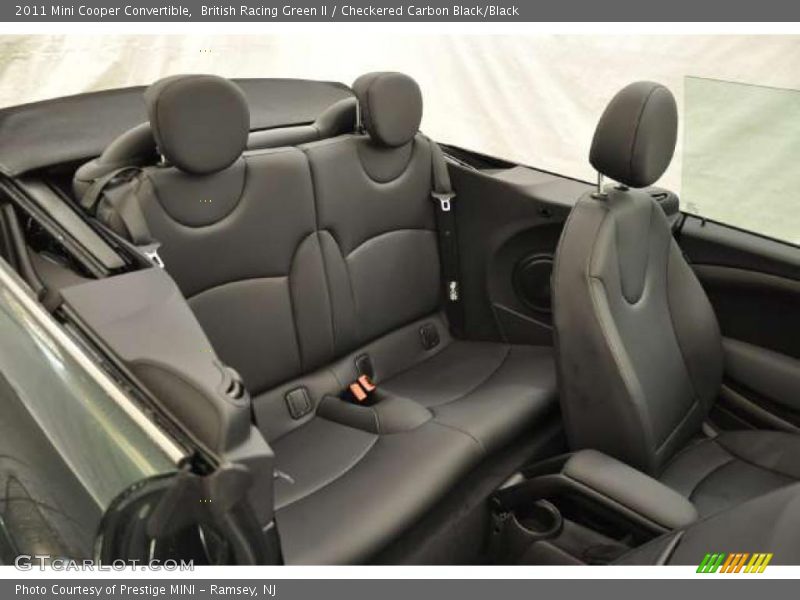 British Racing Green II / Checkered Carbon Black/Black 2011 Mini Cooper Convertible