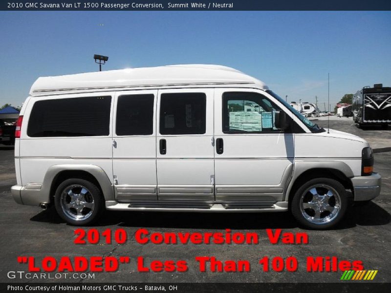 Summit White / Neutral 2010 GMC Savana Van LT 1500 Passenger Conversion