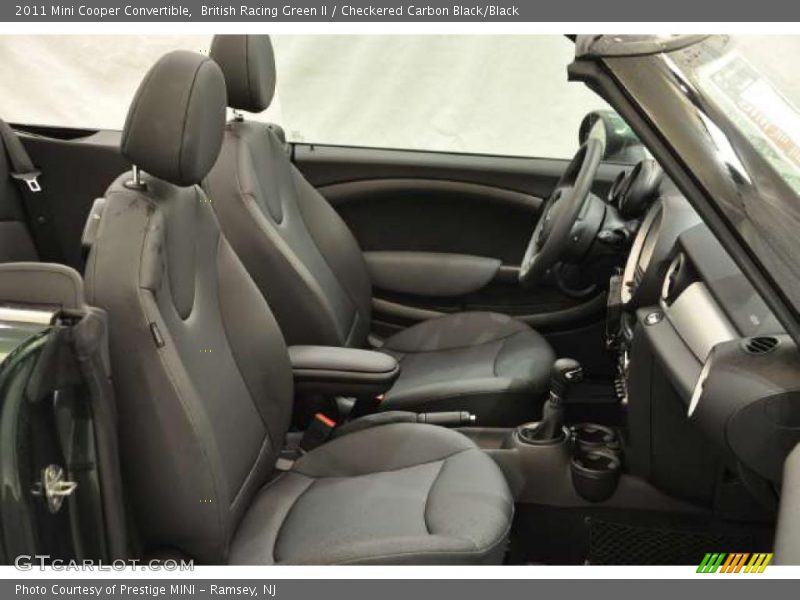 British Racing Green II / Checkered Carbon Black/Black 2011 Mini Cooper Convertible