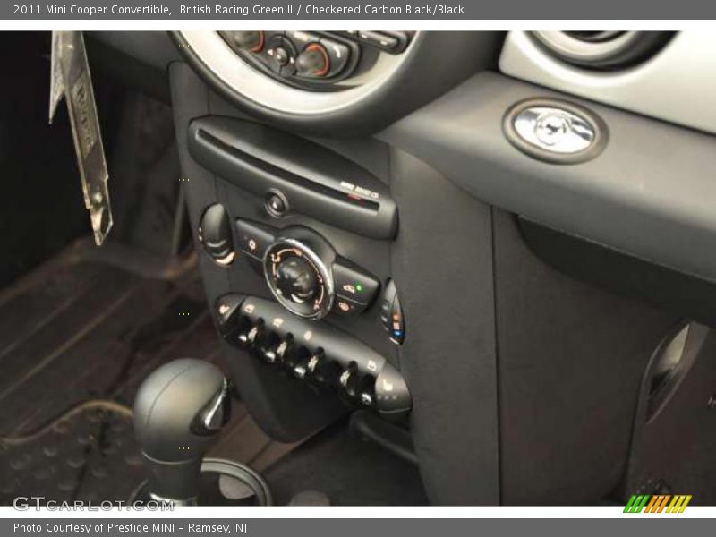 British Racing Green II / Checkered Carbon Black/Black 2011 Mini Cooper Convertible