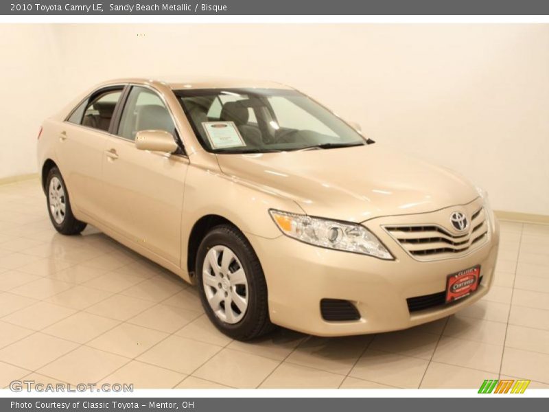 Sandy Beach Metallic / Bisque 2010 Toyota Camry LE