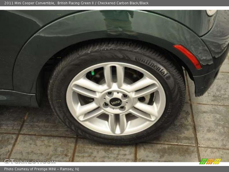British Racing Green II / Checkered Carbon Black/Black 2011 Mini Cooper Convertible