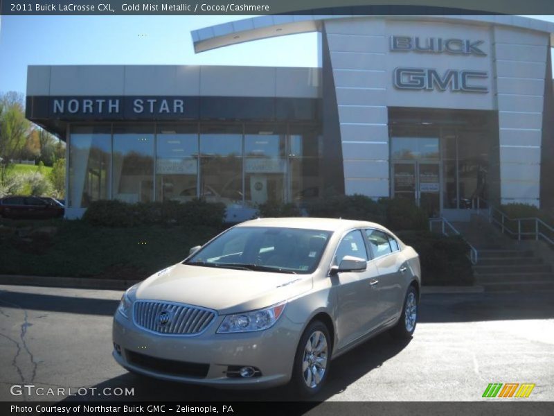 Gold Mist Metallic / Cocoa/Cashmere 2011 Buick LaCrosse CXL