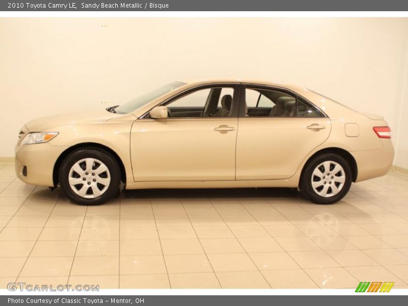 Sandy Beach Metallic / Bisque 2010 Toyota Camry LE