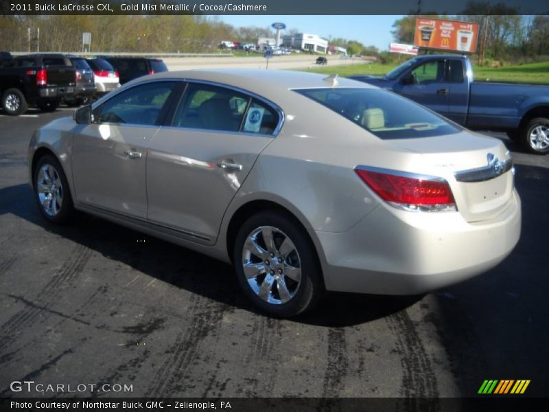 Gold Mist Metallic / Cocoa/Cashmere 2011 Buick LaCrosse CXL