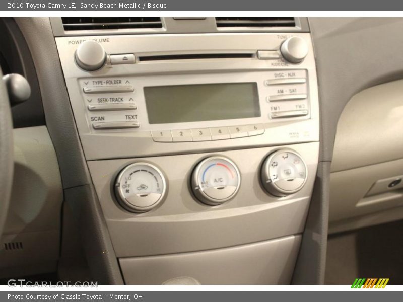 Sandy Beach Metallic / Bisque 2010 Toyota Camry LE
