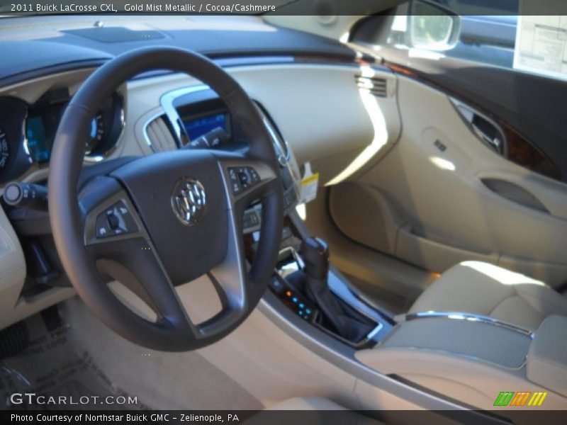 Gold Mist Metallic / Cocoa/Cashmere 2011 Buick LaCrosse CXL