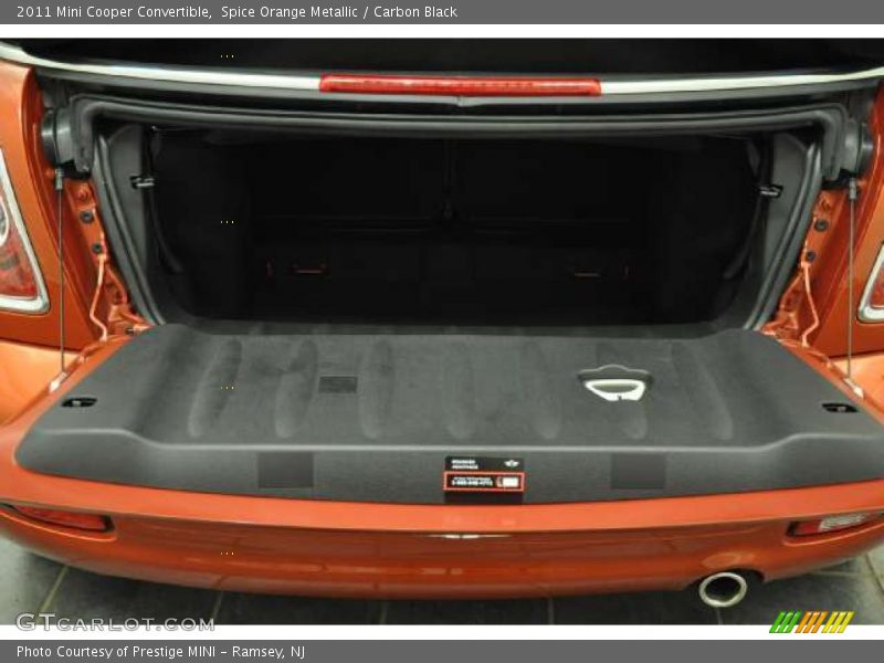 Spice Orange Metallic / Carbon Black 2011 Mini Cooper Convertible