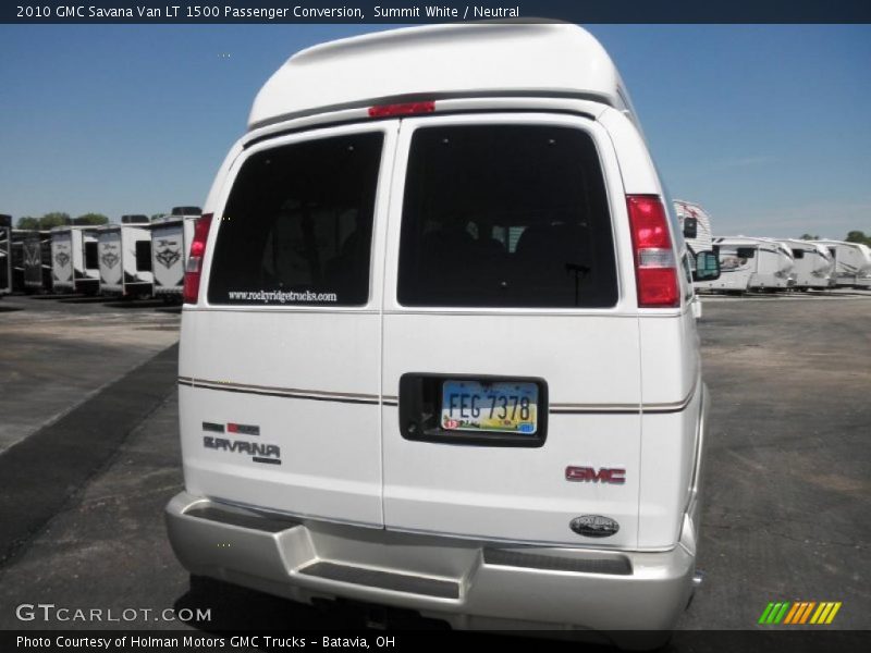Summit White / Neutral 2010 GMC Savana Van LT 1500 Passenger Conversion