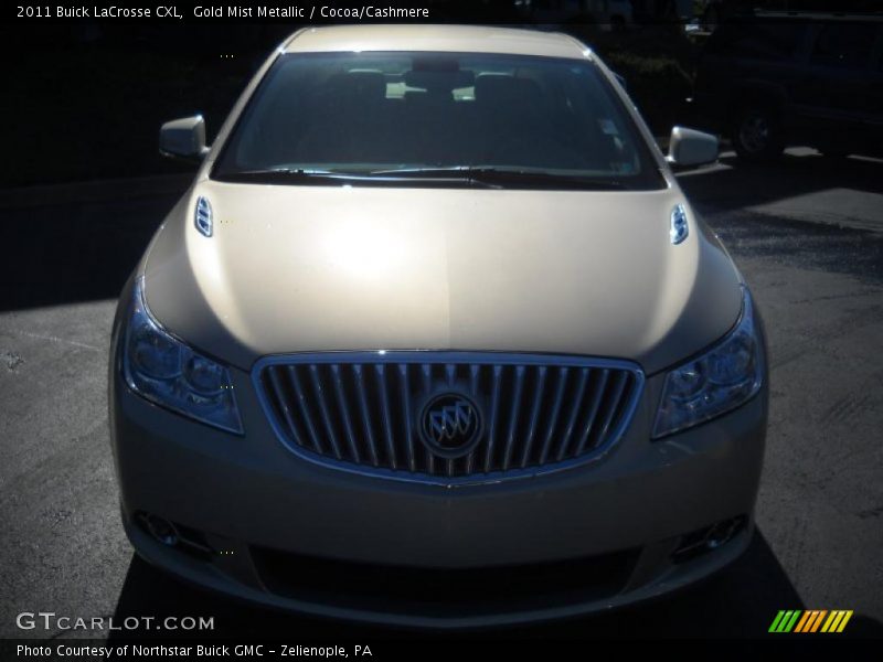 Gold Mist Metallic / Cocoa/Cashmere 2011 Buick LaCrosse CXL