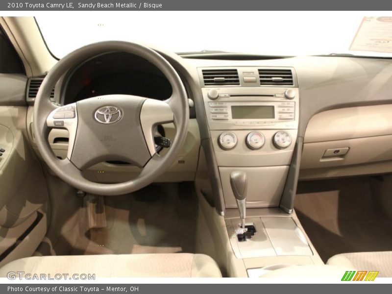Sandy Beach Metallic / Bisque 2010 Toyota Camry LE