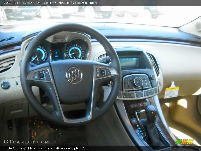 Gold Mist Metallic / Cocoa/Cashmere 2011 Buick LaCrosse CXL