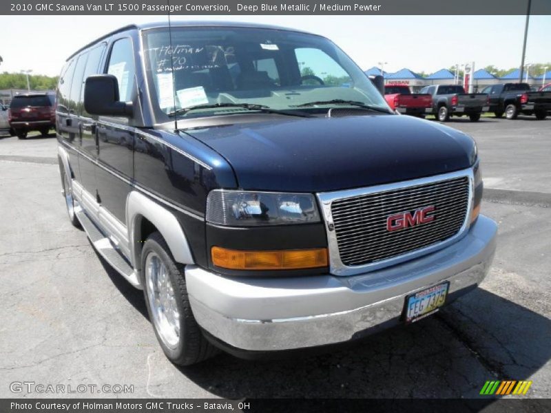 Deep Blue Metallic / Medium Pewter 2010 GMC Savana Van LT 1500 Passenger Conversion