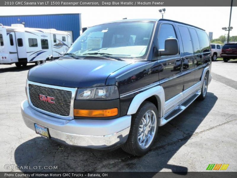 Deep Blue Metallic / Medium Pewter 2010 GMC Savana Van LT 1500 Passenger Conversion