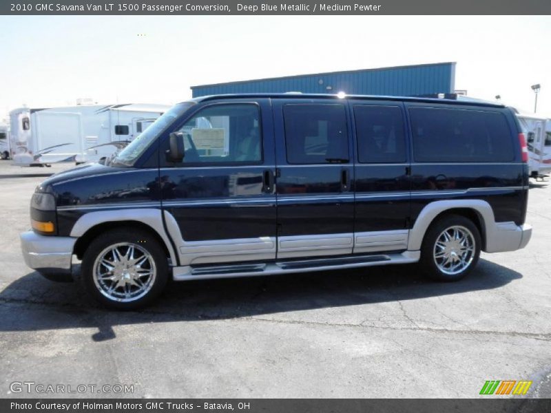 Deep Blue Metallic / Medium Pewter 2010 GMC Savana Van LT 1500 Passenger Conversion