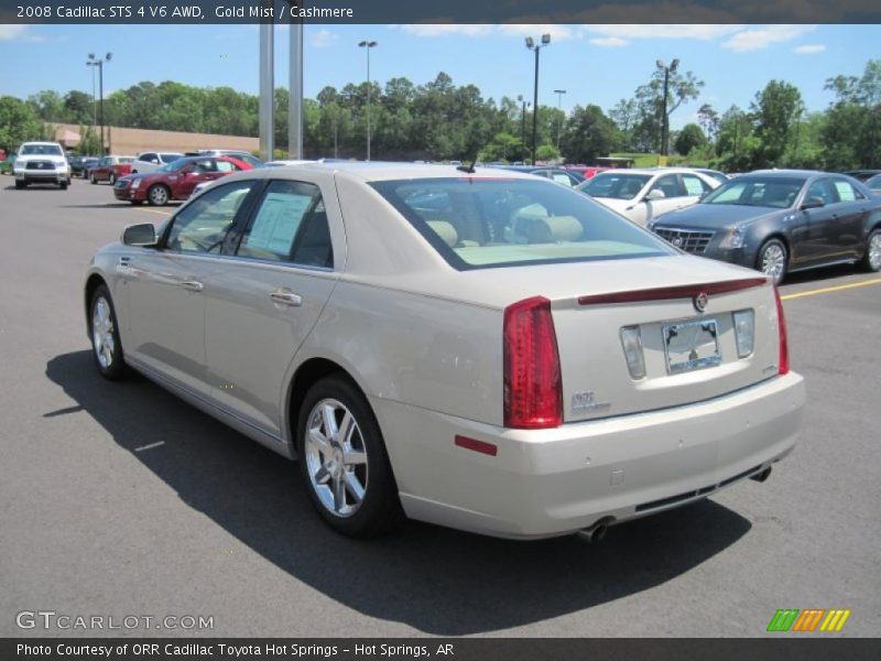 Gold Mist / Cashmere 2008 Cadillac STS 4 V6 AWD