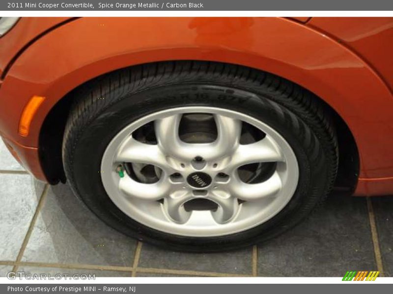 Spice Orange Metallic / Carbon Black 2011 Mini Cooper Convertible