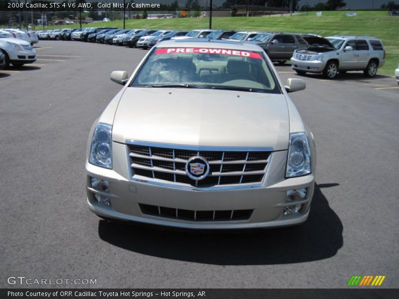 Gold Mist / Cashmere 2008 Cadillac STS 4 V6 AWD