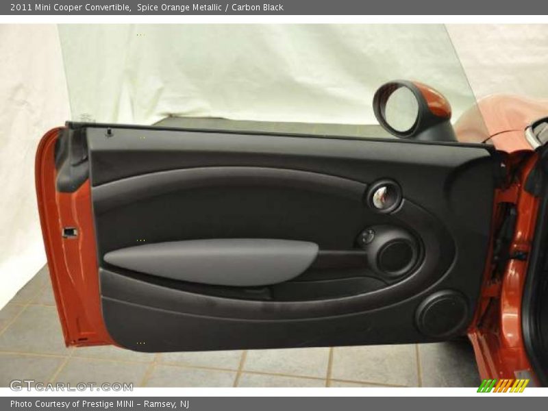 Spice Orange Metallic / Carbon Black 2011 Mini Cooper Convertible