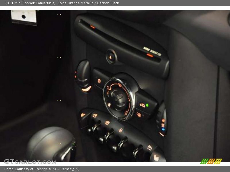 Spice Orange Metallic / Carbon Black 2011 Mini Cooper Convertible