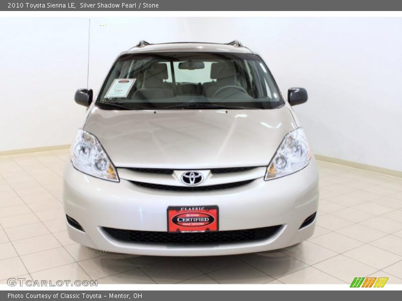 Silver Shadow Pearl / Stone 2010 Toyota Sienna LE