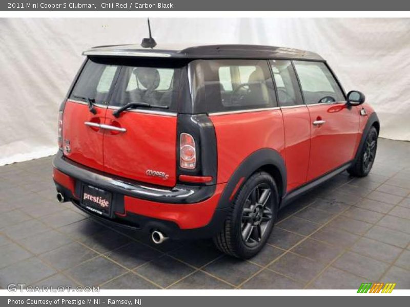 Chili Red / Carbon Black 2011 Mini Cooper S Clubman