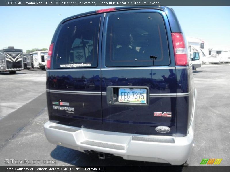 Deep Blue Metallic / Medium Pewter 2010 GMC Savana Van LT 1500 Passenger Conversion