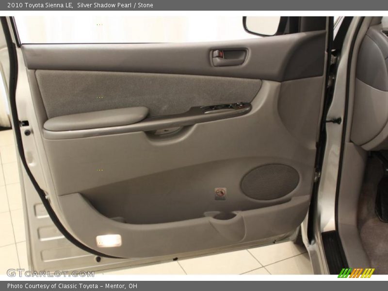 Silver Shadow Pearl / Stone 2010 Toyota Sienna LE