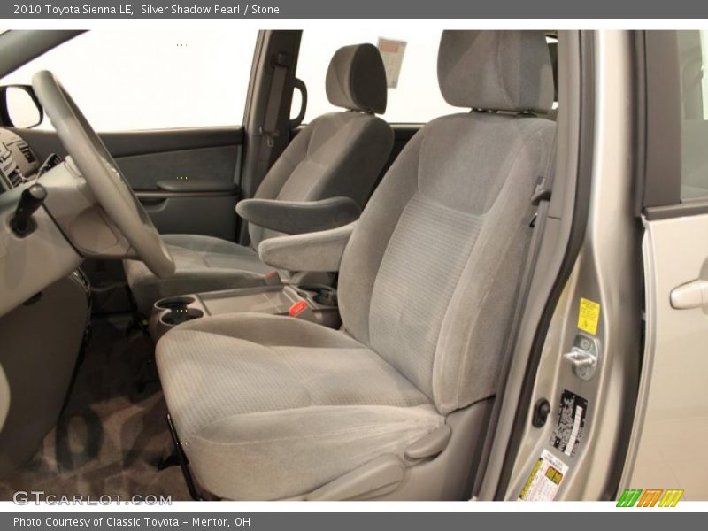 Silver Shadow Pearl / Stone 2010 Toyota Sienna LE