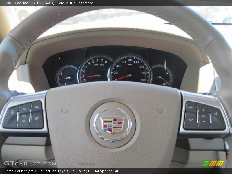 Gold Mist / Cashmere 2008 Cadillac STS 4 V6 AWD