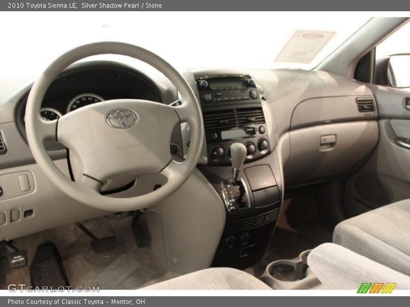 Silver Shadow Pearl / Stone 2010 Toyota Sienna LE