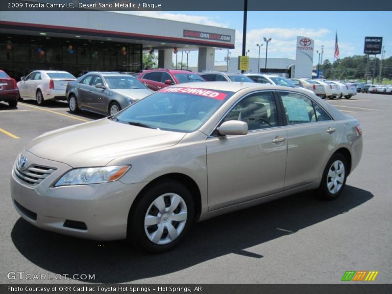 Desert Sand Metallic / Bisque 2009 Toyota Camry LE
