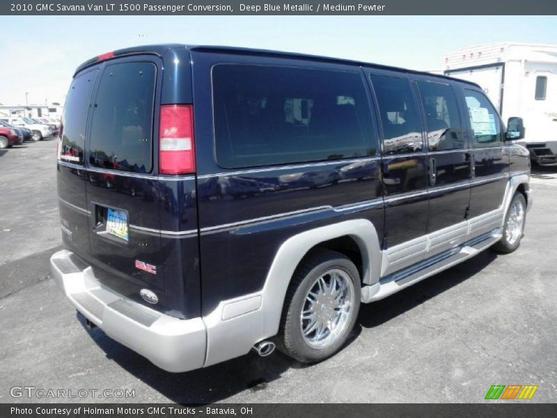 Deep Blue Metallic / Medium Pewter 2010 GMC Savana Van LT 1500 Passenger Conversion