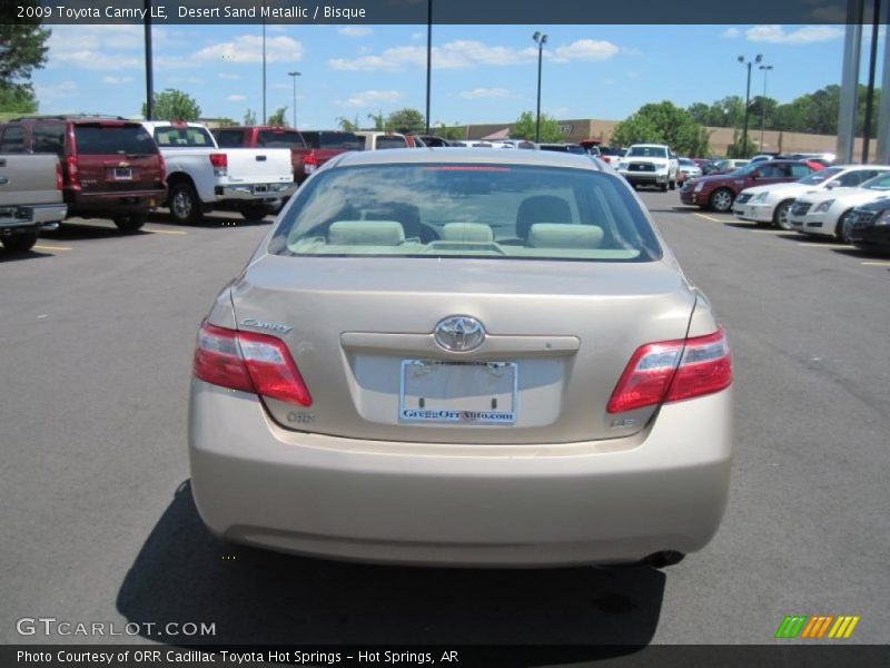 Desert Sand Metallic / Bisque 2009 Toyota Camry LE