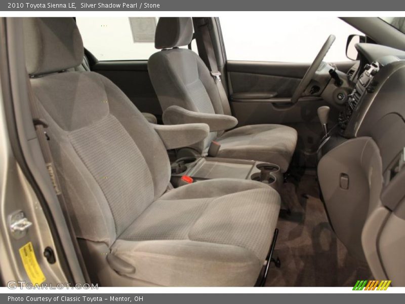 Silver Shadow Pearl / Stone 2010 Toyota Sienna LE