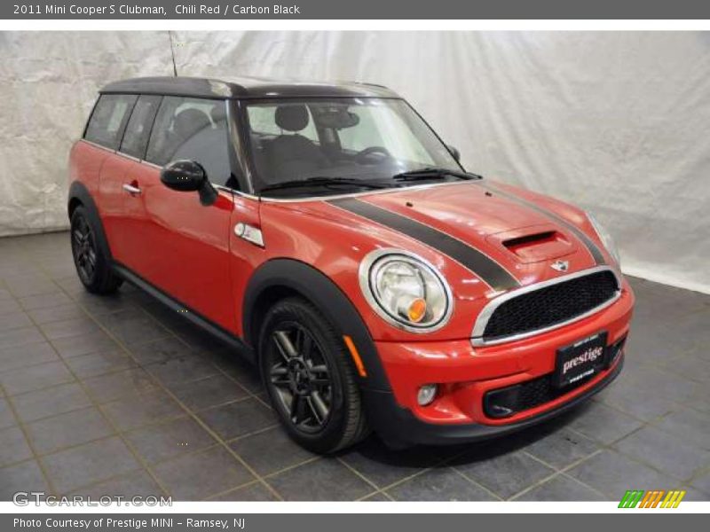 Chili Red / Carbon Black 2011 Mini Cooper S Clubman