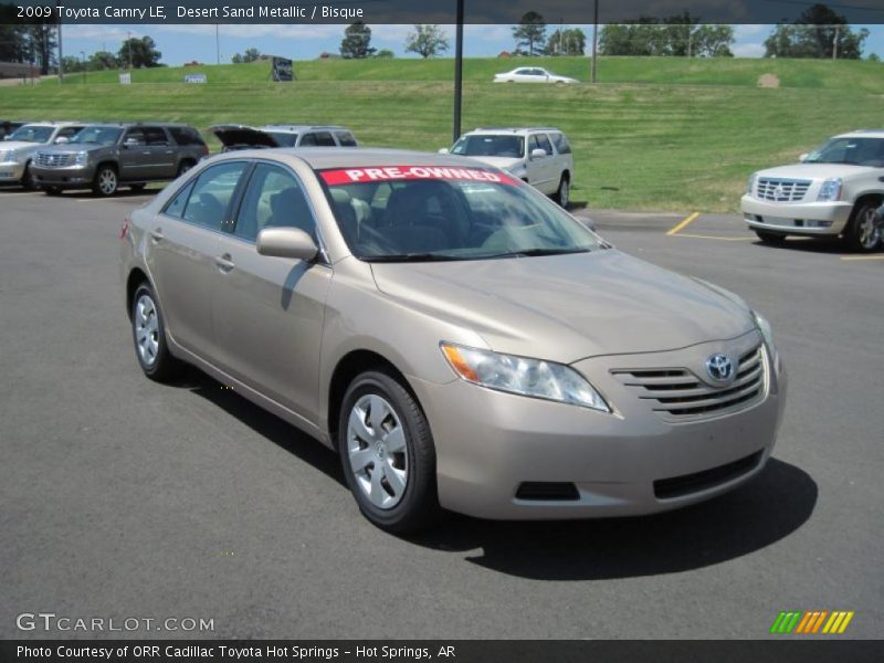 Desert Sand Metallic / Bisque 2009 Toyota Camry LE