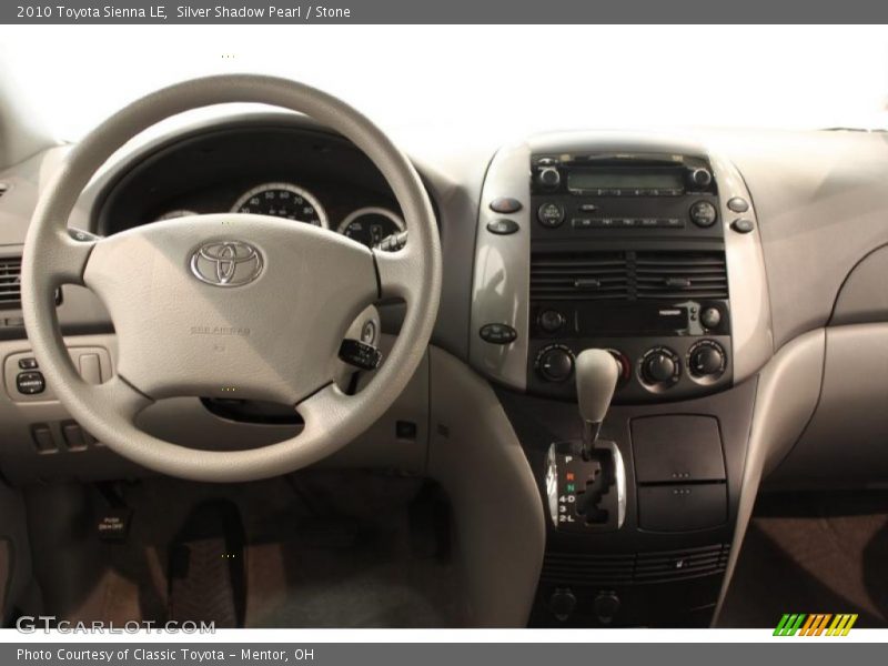 Silver Shadow Pearl / Stone 2010 Toyota Sienna LE