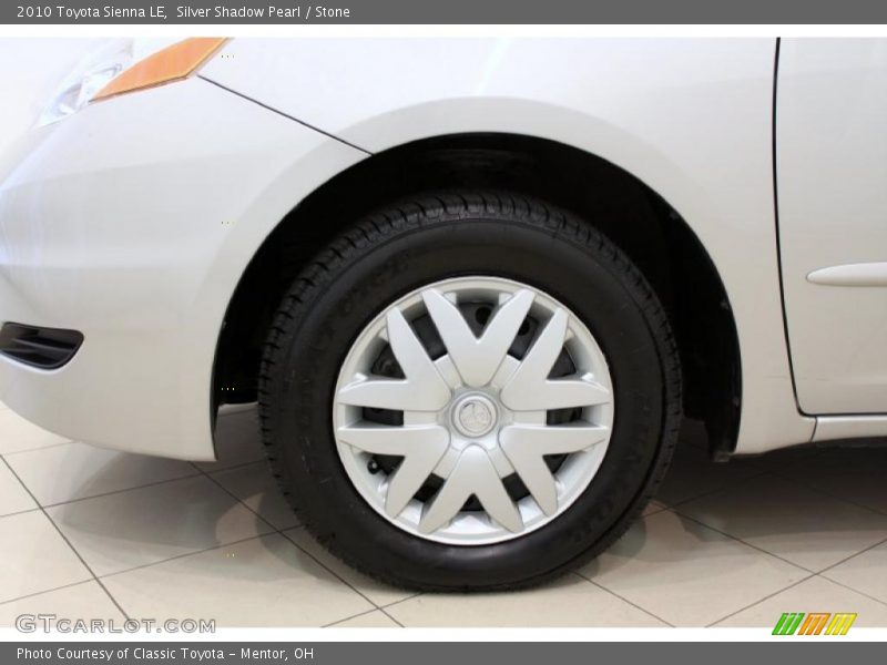 Silver Shadow Pearl / Stone 2010 Toyota Sienna LE