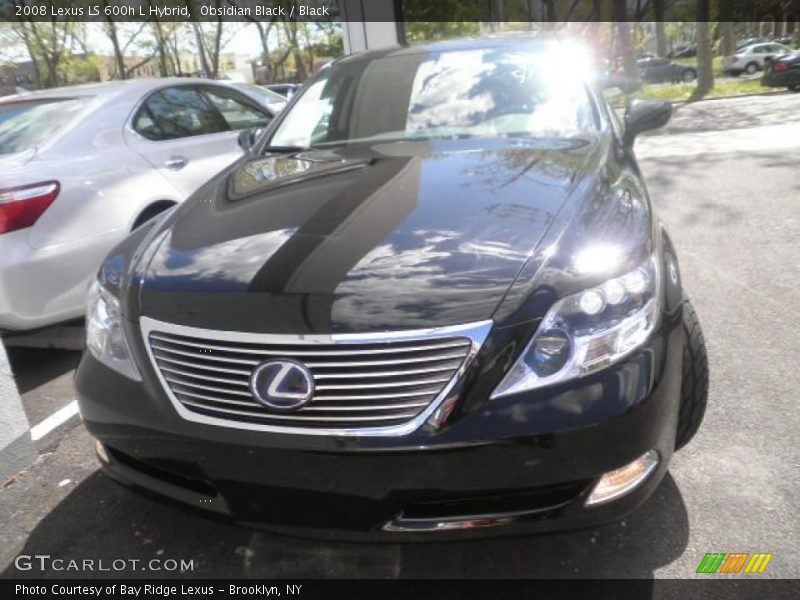 Obsidian Black / Black 2008 Lexus LS 600h L Hybrid